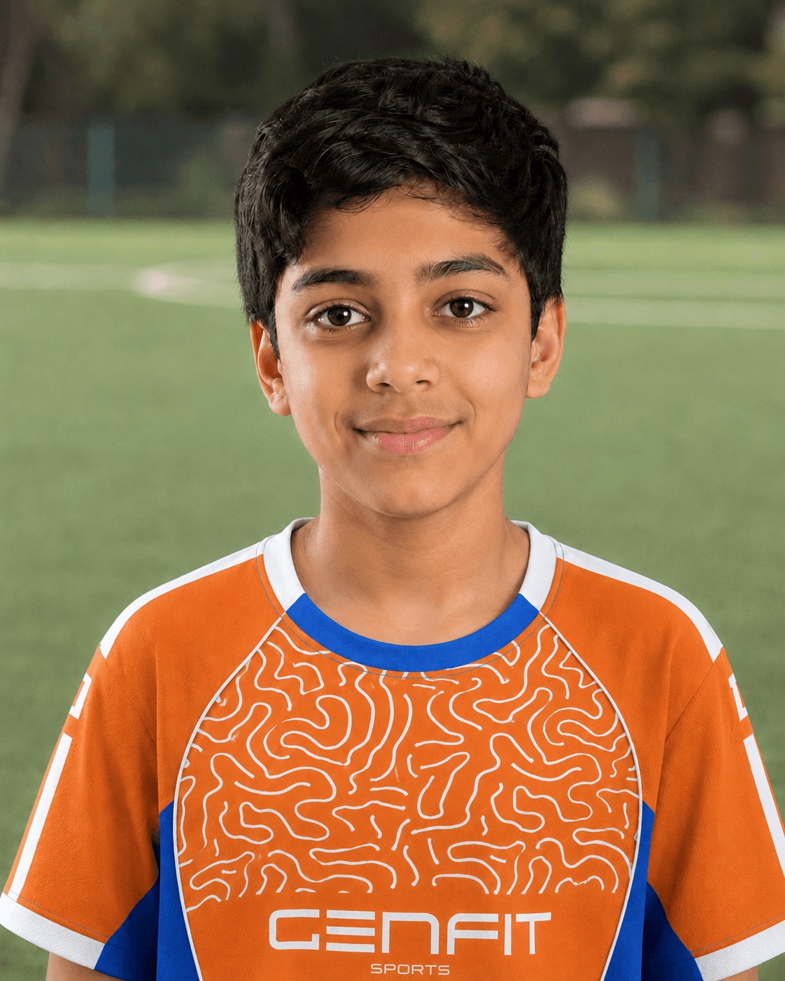 A child thriving with GENFIT sports coaching